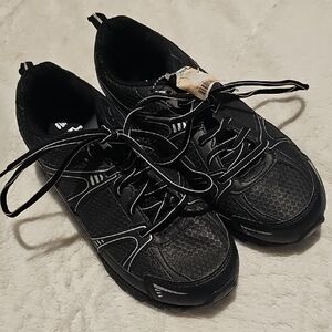 NWT STARTER Black Lace-Up Sneakers
